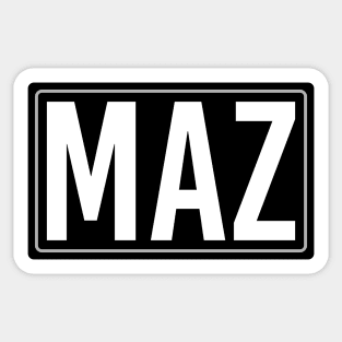 Mazepin - Driver Tag Sticker